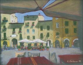 Lucca - Sous le parasol