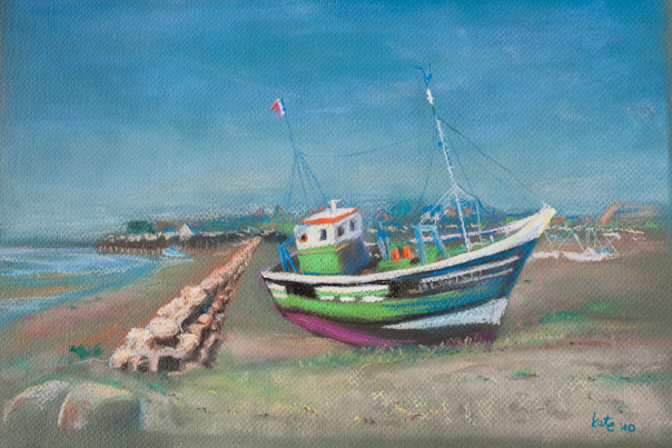 Marée basse au Crotoy