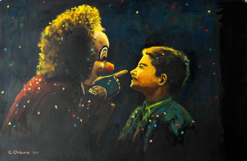 Le clown et le garçon