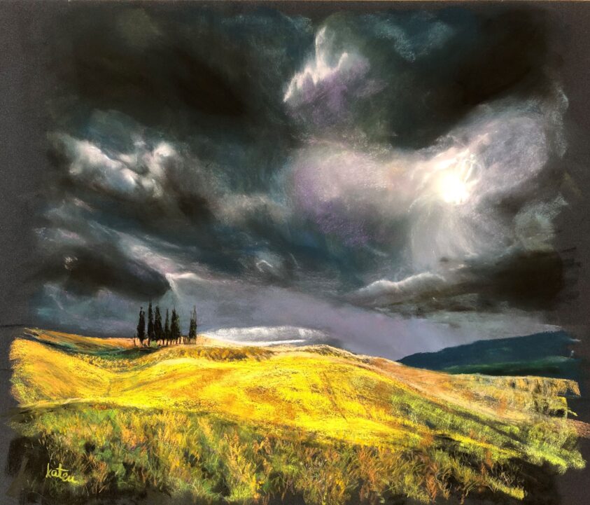 toscane ciel orage