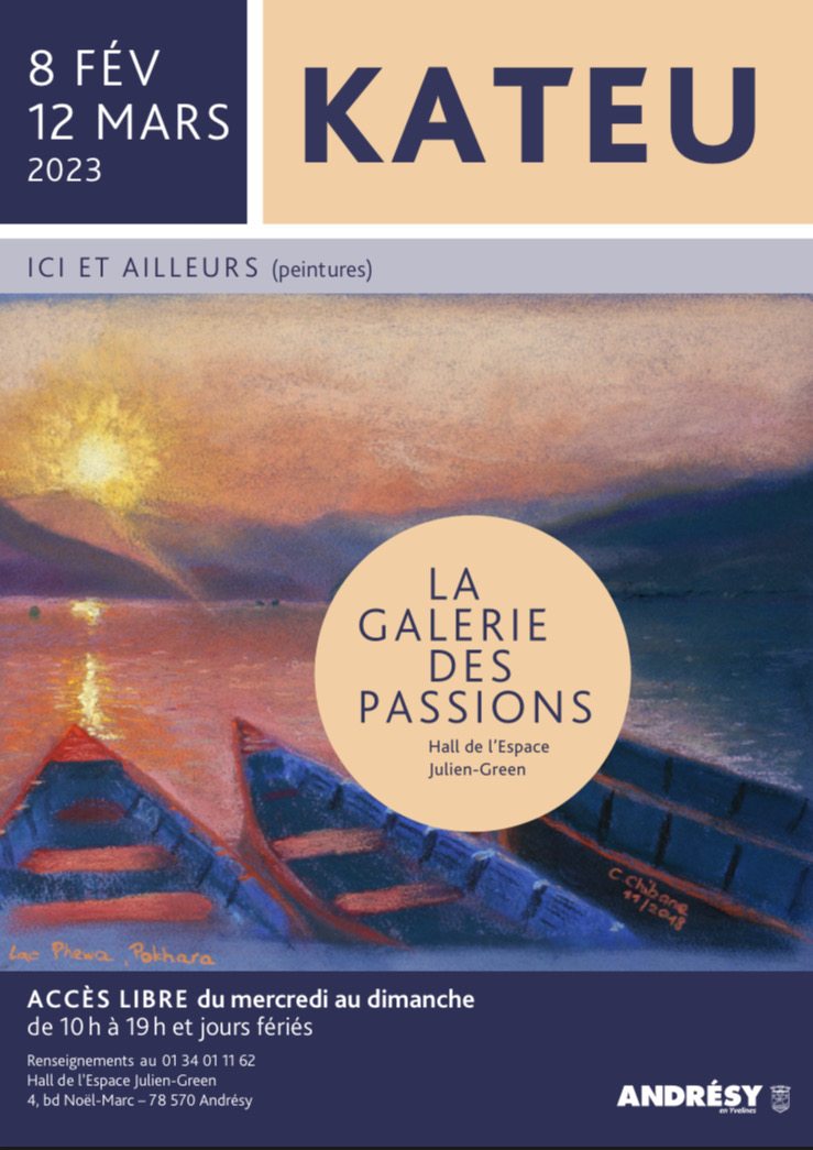 Affiche expo kateu andrésy